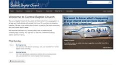 Desktop Screenshot of centralbaptistchelmsford.org