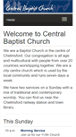 Mobile Screenshot of centralbaptistchelmsford.org